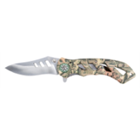 PERFORMANCE TOOL Northwest Trail Mabira Camo Pocket Knife W9368